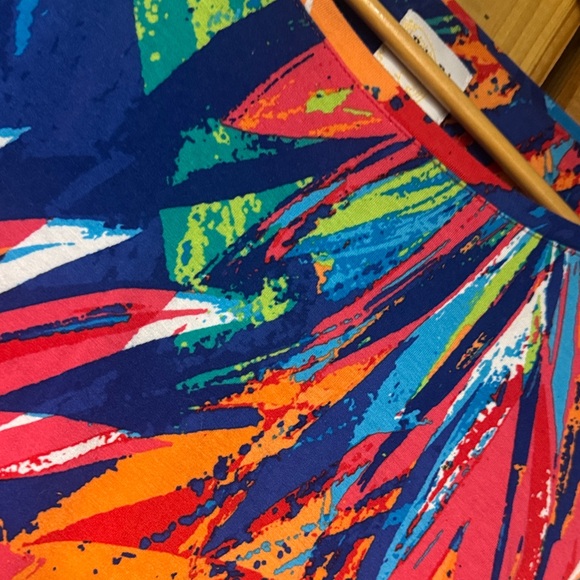 Ruby Rd. Vibrant Multicolor Long Sleeve Top - Picture 4 of 5